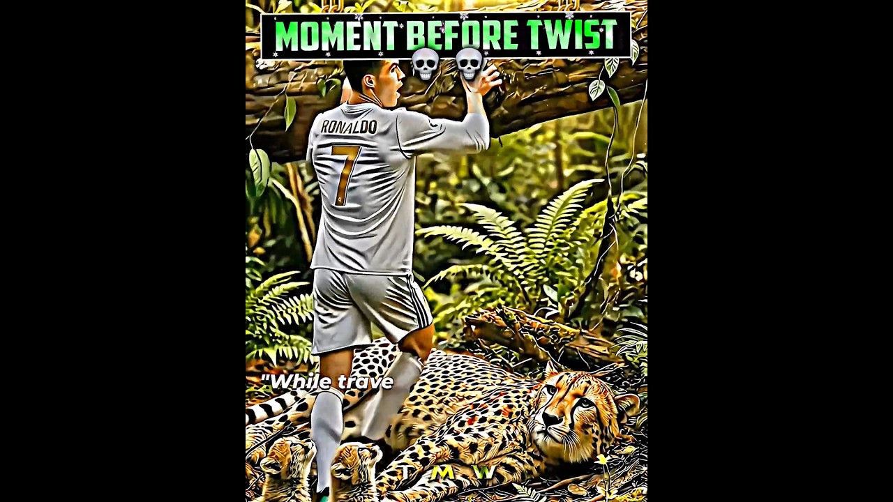 Ronaldo Saved a Cheetah 🐆❤️