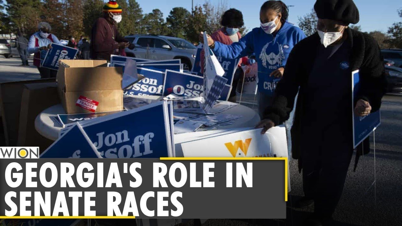 Georgia To Decide Control Of The Us Senate Senate Race At The Final Stretch Wion Voa Co Production Youtube