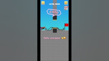 Draw bridge puzzle game level 2936 #drawing #game #Shorts