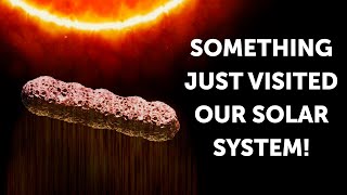 A Strange Object Recently Visited Our Solar System
