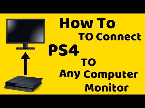 How To Connect PS4 To Pc Monitor
