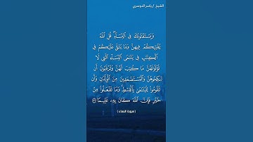 سورة النساء ( ١٢٦ - ١٢٧) / ياسر الدوسري
