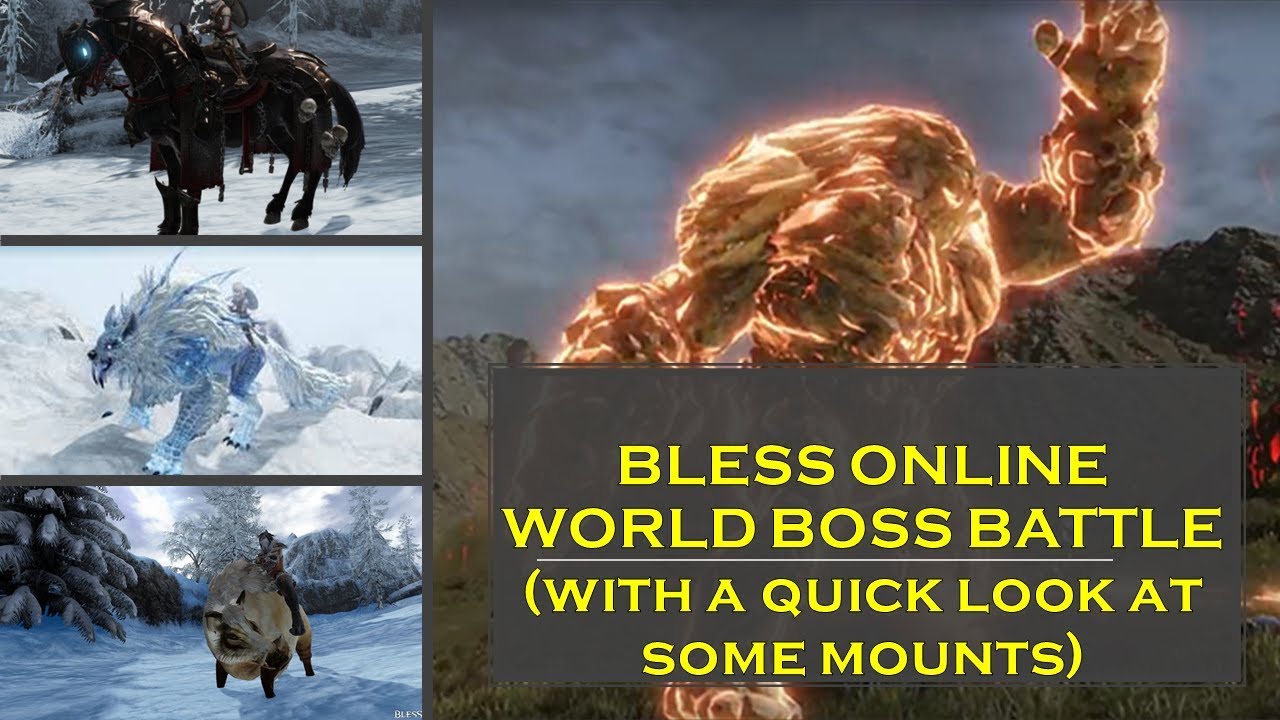 Bless Online World Boss Battle (JP rebuild server)