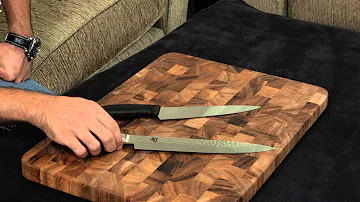 Shun Premier vs. Victorinox Fibrox — Carving Knife.