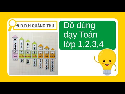 Đồ dùng dạy học Đọc số,  viết số | Teaching aids | शिक्षण में मददगार सामग्री | 教具 - youtube