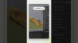 Physics sandbox built in Blender and exported straight to the Browser. #threejs #3dmodeling #webxr