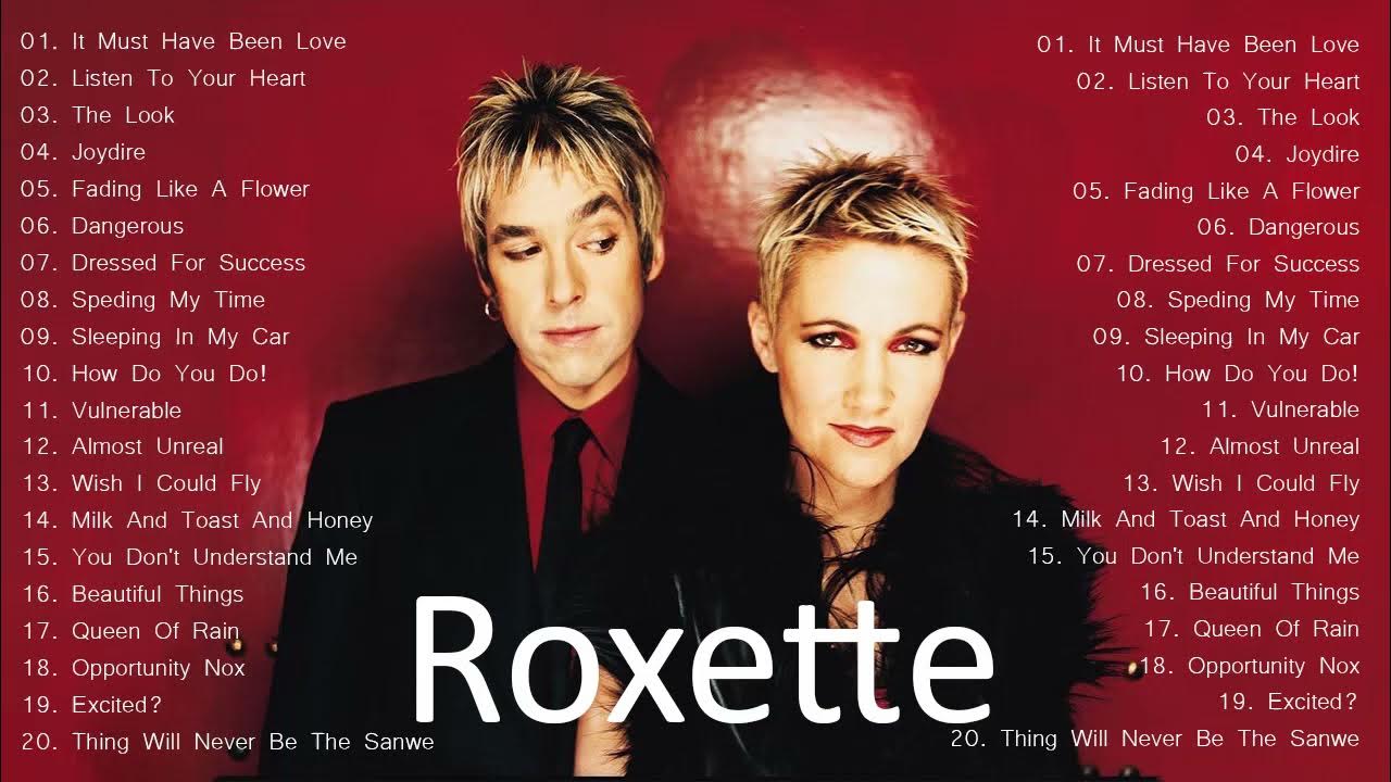 Песни группы роксет слушать. Roxette\1999 - Greatest Hits. Roxette albums. Roxette Milk+Toast+Honey. Roxette 90.