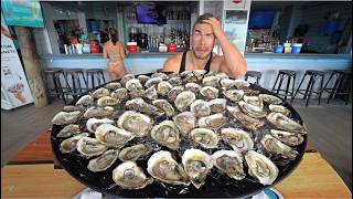 ONLY 15 MINUTES? THE FREAKIEST OYSTER CHALLENGE IN THE USA | Joel Hansen