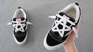 HOW TO STAR LACE YOUR KNU SKOOL VANS (EASY)
