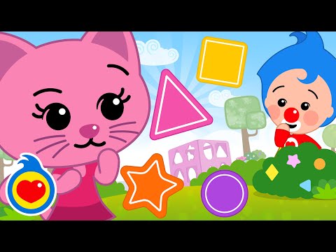 🟣🟨 Scopriamo le forme 🐱 con PLIM PLIM e Mei-Li 🌸