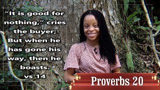 Proverbs Chapter 20 || The Foster Triplets