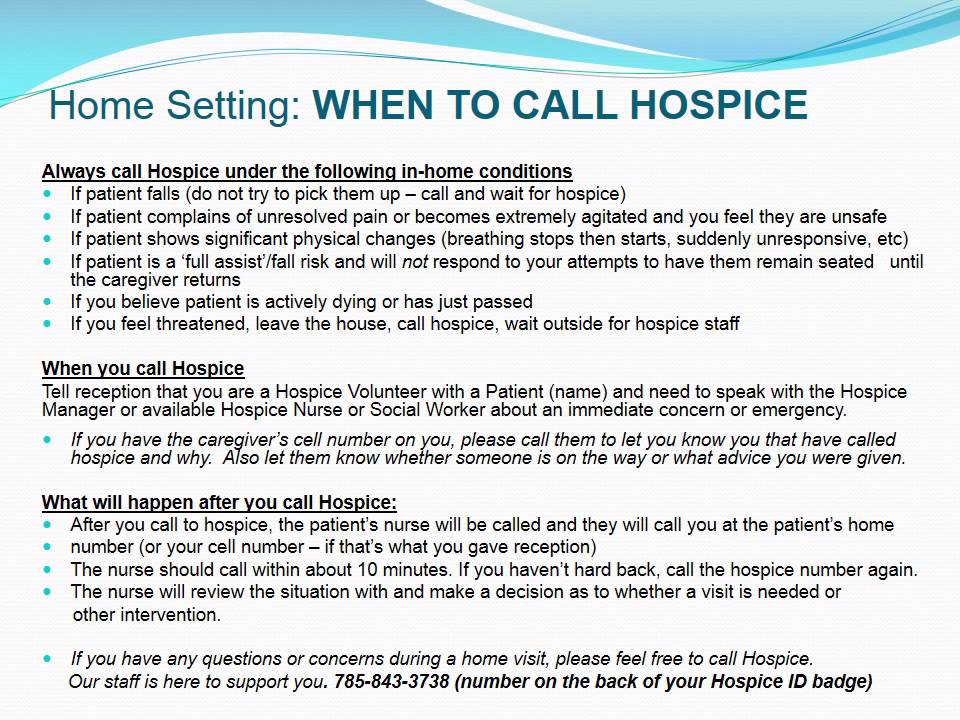 Visiting Nurses Hospice Volunteer Training