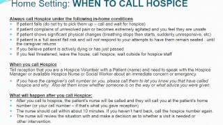 Visiting Nurses Hospice Volunteer Training