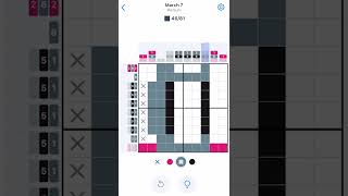 March 7, 2022 Nonogram Color Puzzle Solve screenshot 5
