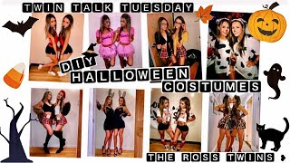 Twin Talk Tuesday with the Ross Twins; DIY cheap & affordable Halloween Costumes!