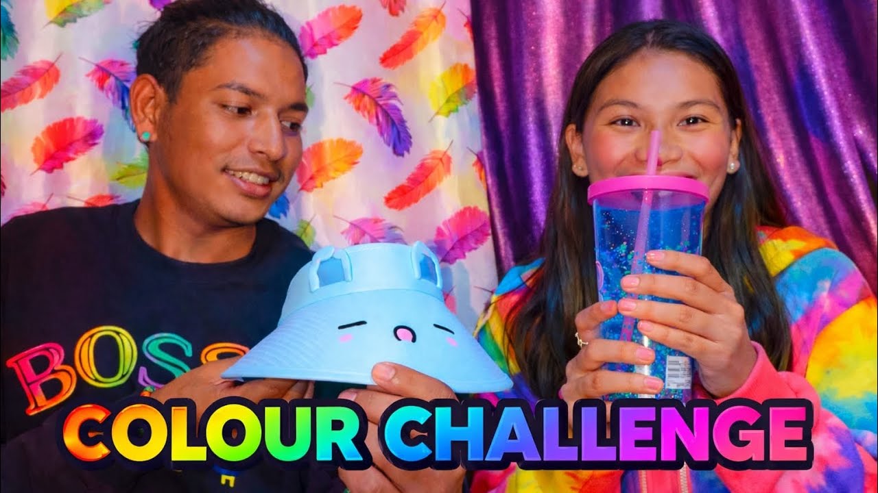 🎁COLOUR GIFTING CHALLENGE| with husband|Who got the best🎁🎉