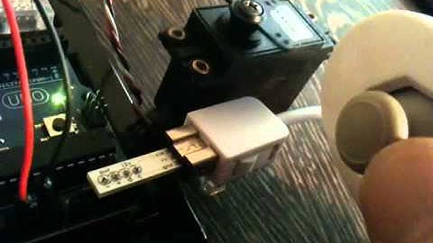 Arduino servo nunchuck