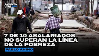7 de 10 asalariados no superan la línea de la pobreza | Pablo Anino
