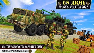 Us Army Truck Simulator Vehicle - Android Gameplay #usarmy screenshot 5