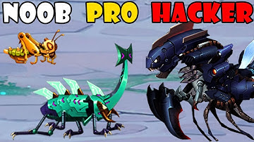 NOOB vs PRO vs HACKER - Insect Evolution (Part 187)