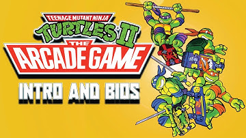 TMNT 2 Turtles In Time Arcade Intro