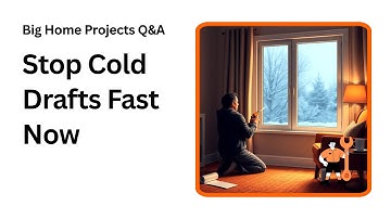 Stop Window Drafts Fast Easy Fixes for Winter Cold