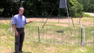 Exclusion Fencing for Feral Hogs Around Wildlife Feeders