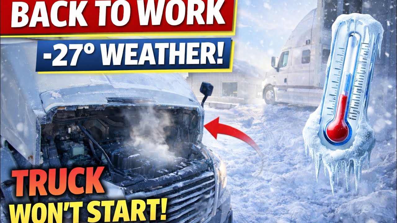 👉 -27°C Ch Truck Start Hi Nahi Hoya! 3 Mahine Baad Wapas Kaam Te 🥶🚛