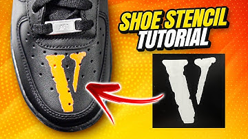 How To Make Custom Stencils For Shoes! (EASY TUTORIAL)