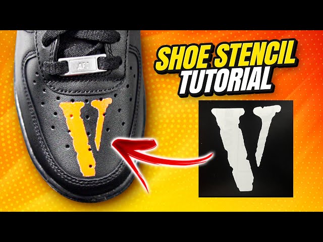 HOW TO MAKE STENCILS FOR YOUR SHOES 