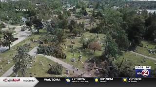 St Mary Cemetery tornado recovery relies on donations as community fundraisers pitch in