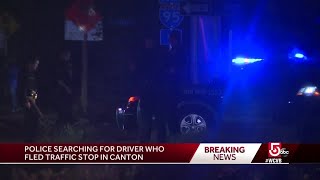 Driver sought after fleeing traffic stop