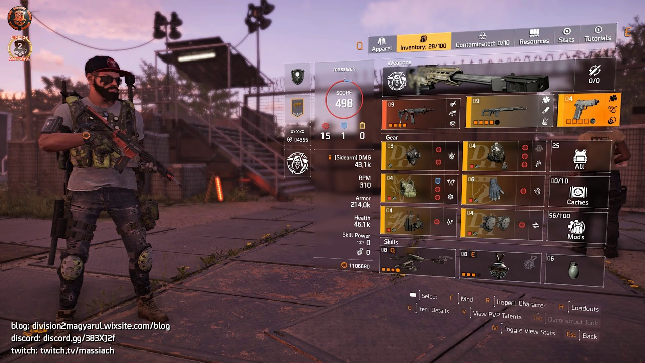 The Division 2: E2/TU6 AR Crit Build (4,7-5,2 millió DPS) - YouTube