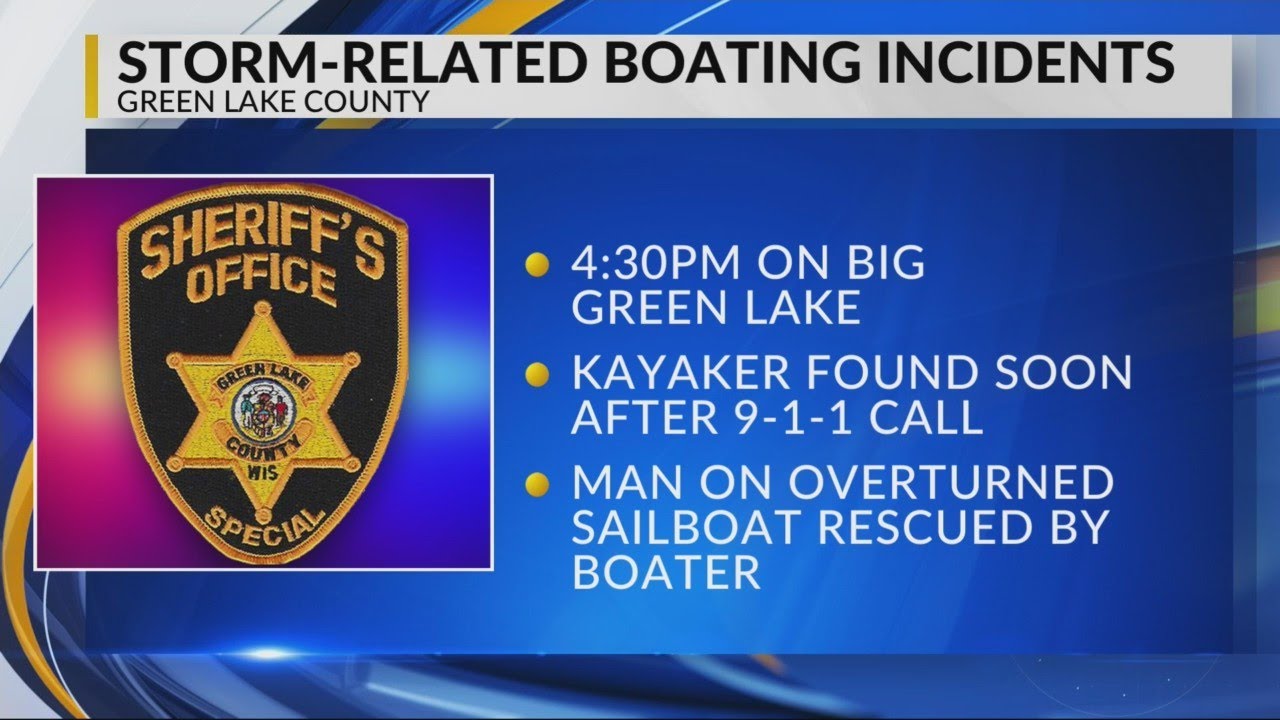 Green Lake County Boating incidents