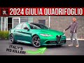 The 2024 Alfa Romeo Giulia Quadrifoglio Is A Ferocious Ferrari Powered Super Sedan