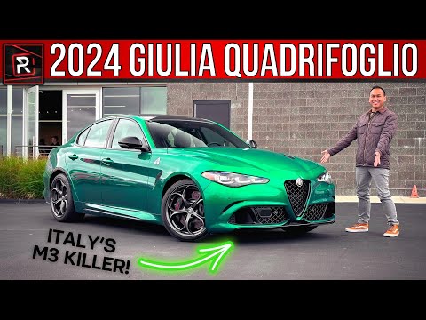 The 2024 Alfa Romeo Giulia Quadrifoglio Is A Ferocious Ferrari Powered  Super Sedan 