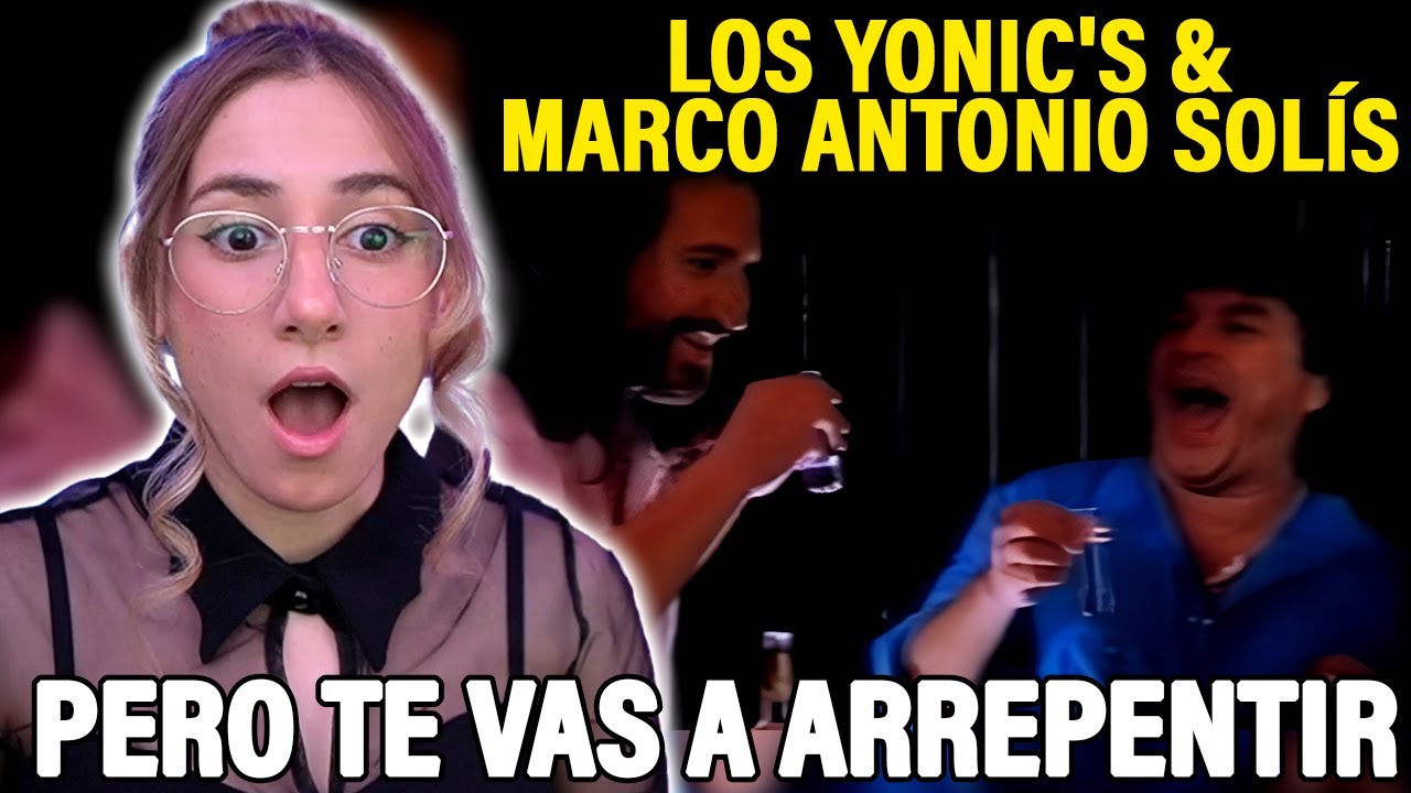 Escucho por primera vez a Los Yonic’s con Marco Antonio Solís y… 😲 ¡QUÉ TEMAZO!