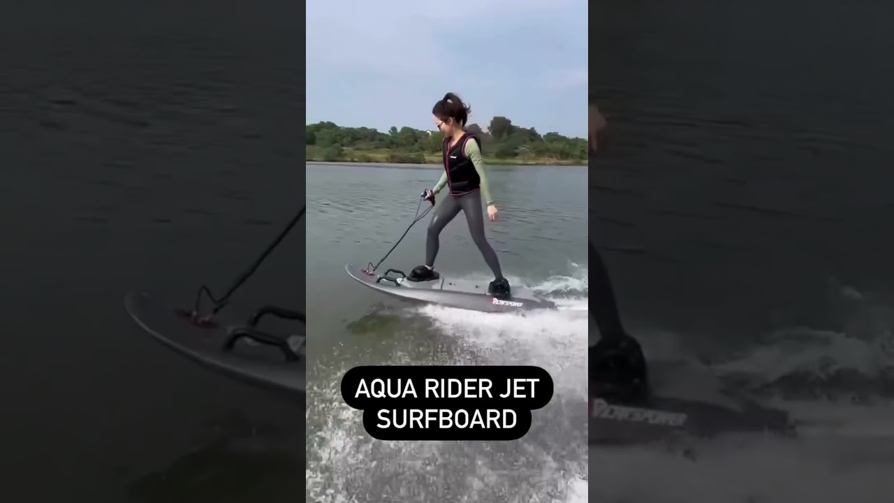 Product Link in the Comments! 🌊 Aqua Rider Hydrofoil Electric Power Jet Surfboard 🌊