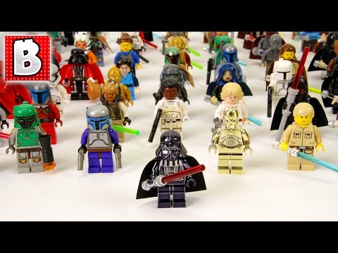 Every Lego Star Wars Minifigure Ever Made!!! 800+ Minifigs