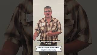 Making a real impact across Kentucky! Meet Clay Corbin! #ukyextension #FollowTheIntern