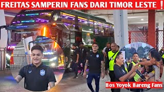 KEPULANGAN TIM PSIS | GALIH KETEMU FANS DARI TIMOR LESTE, BOS YOYOK TEMUI FANS