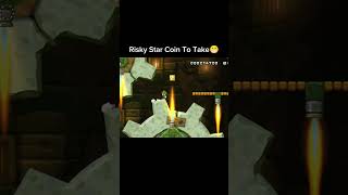 That A Risky Star Coin #mario #nintendo #retrogaming