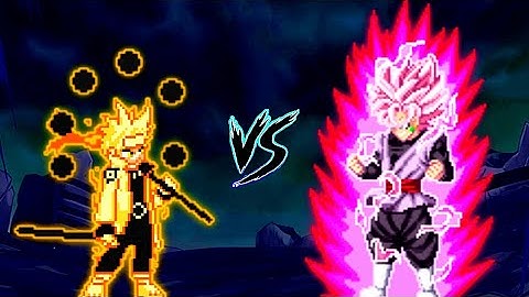 Naruto V2 OP (all form) VS Goku Black Purgation OP (all form) in Jump Force Mugen