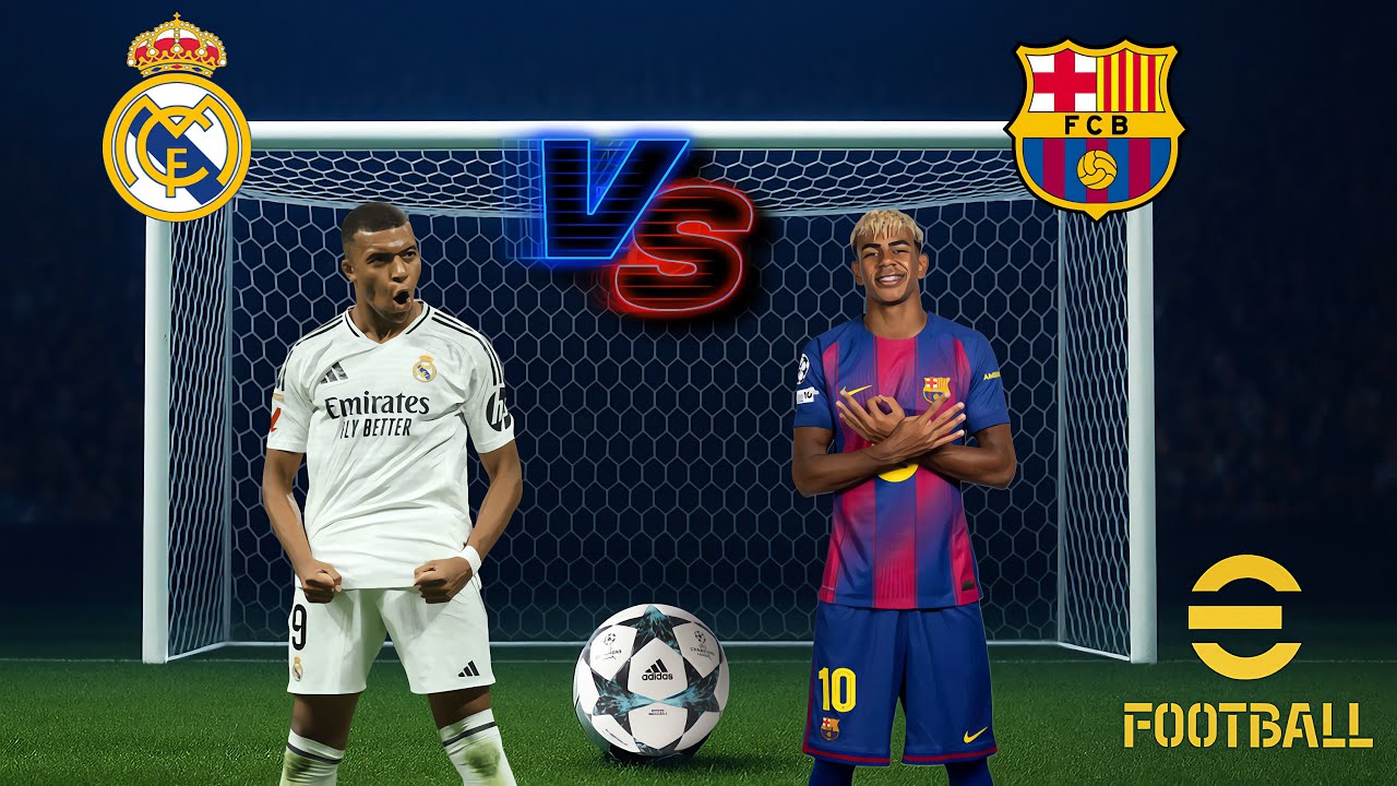 Barcelona vs Real Madrid PENALTY Shootout! | Yamal vs Mbappé – Who Wins?