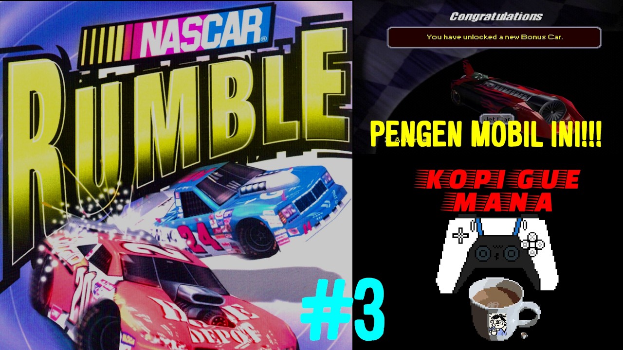 [LIVE] NGABUBURIT TURNAMEN BALAP MELAWAN LEGEND LOKAL LAGI - Nascar Rumble Indonesia #colorblind