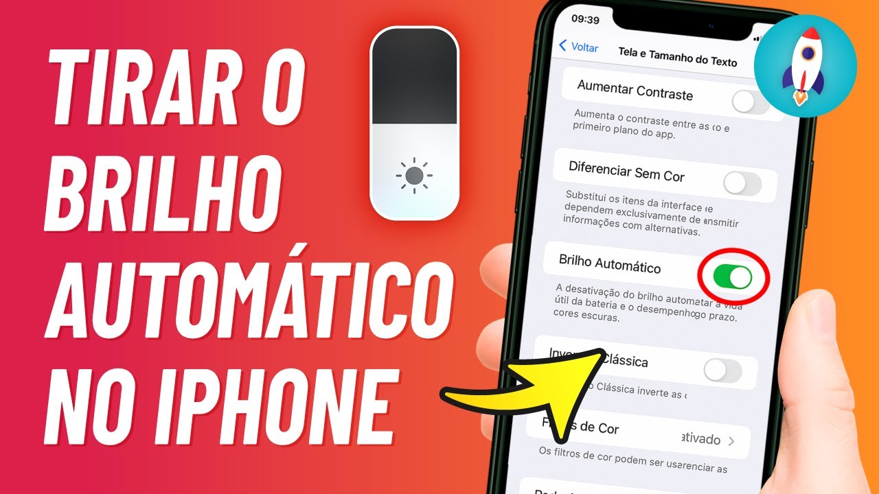 Como TIRAR O BRILHO AUTOMÁTICO do iPhone (Brilho Diminui Sozinho) - YouTube