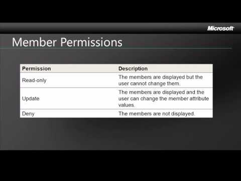 SQL Server 2008 R2: Master Data Services Security