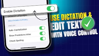 How to Use Dictation and Edit Text With Voice Control on Your iPhone | iOS Voice Control screenshot 2