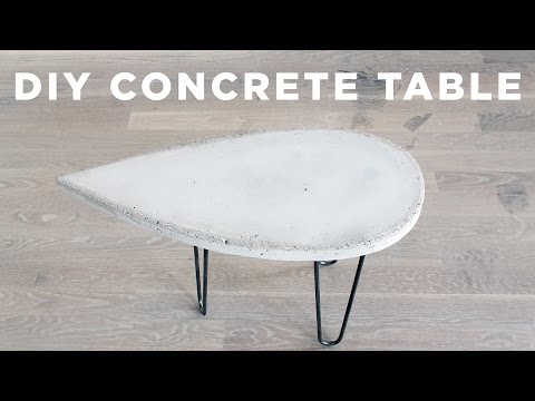 DIY Concrete Side