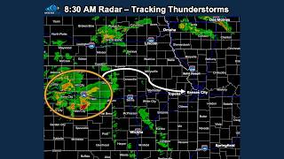 Rain & Thunderstorms heading towards KC